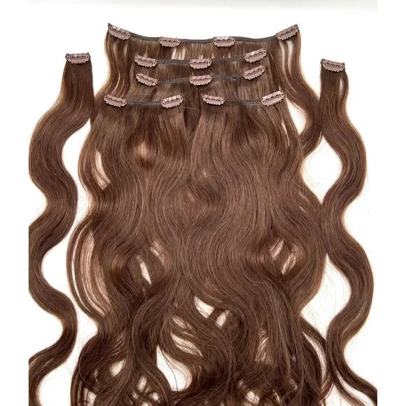 VIP Clip hair Extensions/ Body Wave 24'' - ClipeX System
